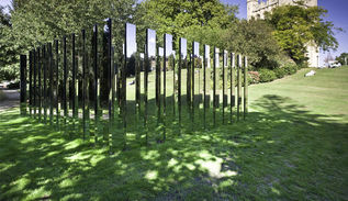 Mirrored Labyrinth located in Royal Fort Garden, University of Bristol