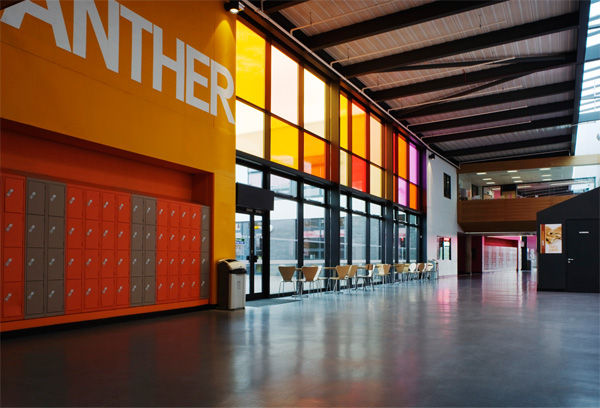 Brislington Enterprise College (Bristol) interior, part of the Building Schools for the Future (BSF) initiative. 
