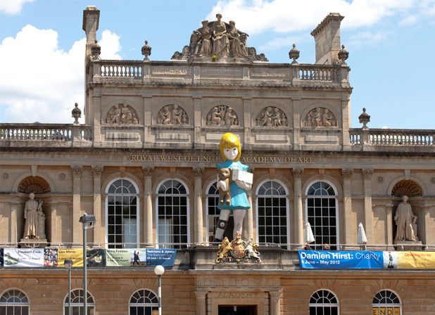 Image: Charity, Damien Hirst. Photo Jamie Woodley, 2011. 